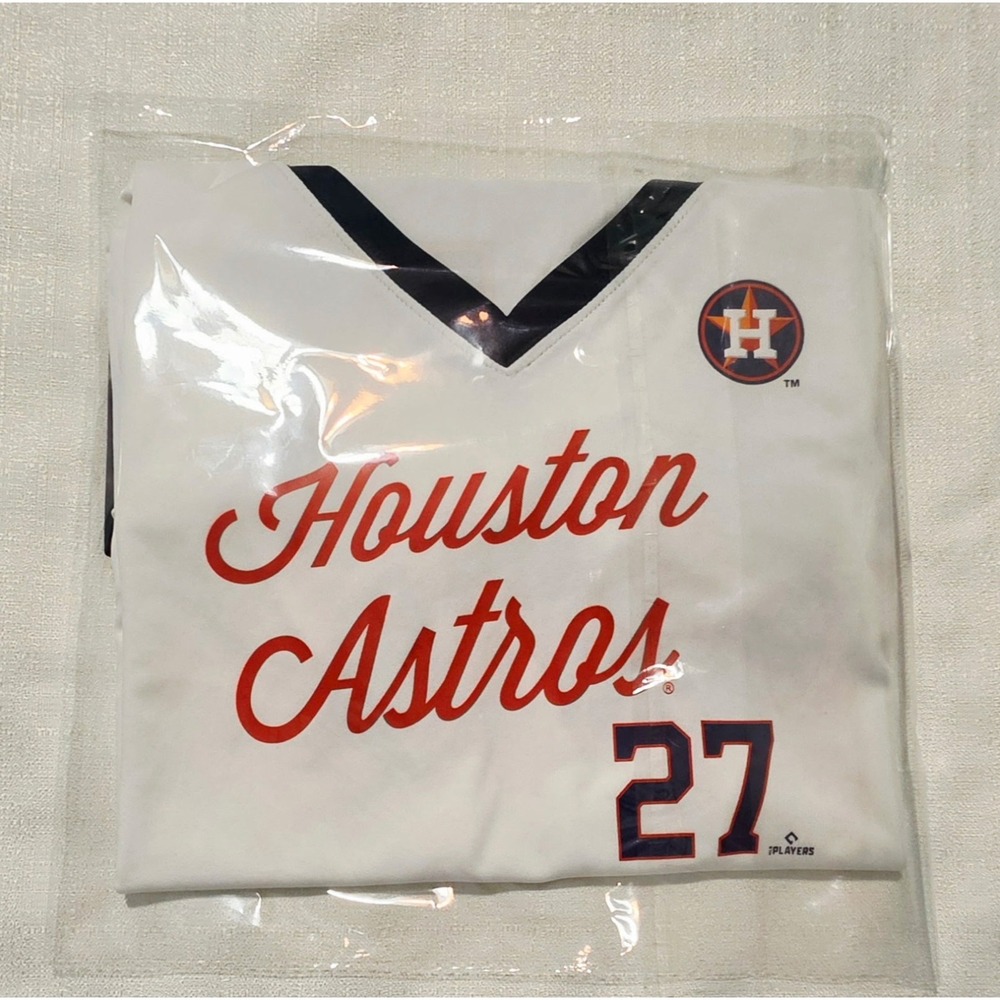 Houston Astros V Neck Jose Altuve Top Womens XL Shirt - Picture 7 of 7